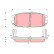 Brake Pad Set, disc brake GDB3199 TRW, Thumbnail 2