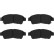 Brake Pad Set, disc brake GDB3207 TRW, Thumbnail 3