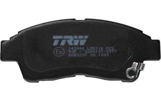 Brake Pad Set, disc brake GDB3207 TRW, Image 4
