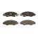 Brake Pad Set, disc brake GDB3215 TRW