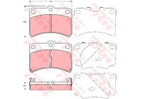 Brake Pad Set, disc brake GDB3219 TRW