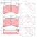 Brake Pad Set, disc brake GDB3219 TRW
