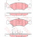 Brake Pad Set, disc brake GDB3224 TRW