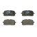 Brake Pad Set, disc brake GDB3225 TRW