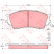 Brake Pad Set, disc brake GDB3230 TRW