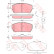 Brake Pad Set, disc brake GDB3234 TRW