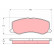 Brake Pad Set, disc brake GDB3237 TRW, Thumbnail 2