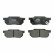 Brake Pad Set, disc brake GDB325 TRW