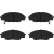 Brake Pad Set, disc brake GDB3250 TRW, Thumbnail 3