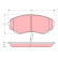 Brake Pad Set, disc brake GDB3255 TRW, Thumbnail 2