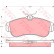 Brake Pad Set, disc brake GDB3271 TRW