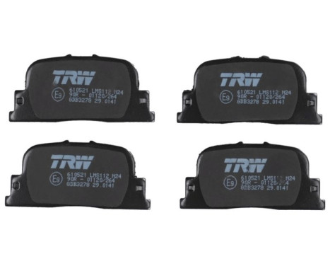 Brake Pad Set, disc brake GDB3278 TRW, Image 3