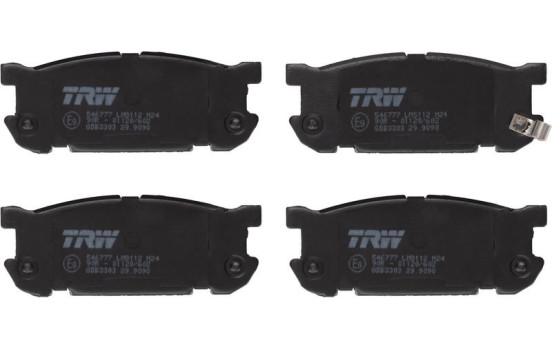 Brake Pad Set, disc brake GDB3303 TRW, Image 2