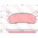 Brake Pad Set, disc brake GDB3319 TRW