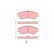 Brake Pad Set, disc brake GDB3321 TRW, Thumbnail 2