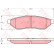 Brake Pad Set, disc brake GDB3346 TRW