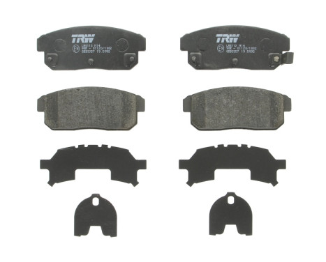 Brake Pad Set, disc brake GDB3357 TRW