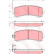 Brake Pad Set, disc brake GDB3362 TRW