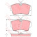 Brake Pad Set, disc brake GDB339 TRW