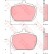 Brake Pad Set, disc brake GDB340 TRW