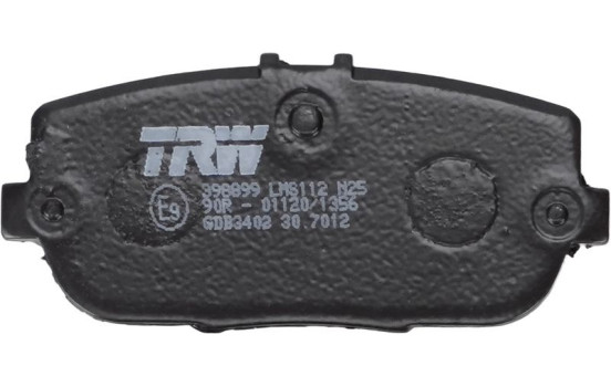 Brake Pad Set, disc brake GDB3402 TRW, Image 4