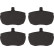 Brake Pad Set, disc brake GDB341 TRW, Thumbnail 3