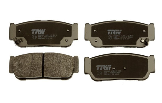 Brake Pad Set, disc brake GDB3413 TRW, Image 3