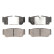 Brake Pad Set, disc brake GDB3417 TRW