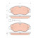 Brake Pad Set, disc brake GDB3439 TRW, Thumbnail 3