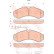 Brake Pad Set, disc brake GDB3440 TRW