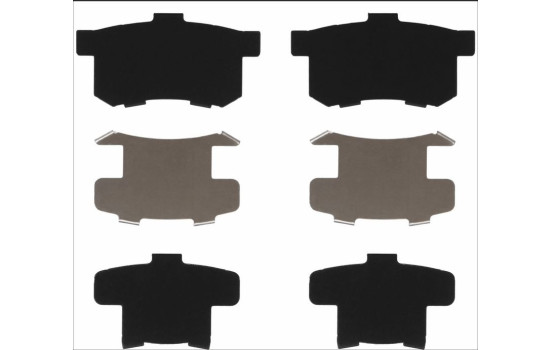 Brake Pad Set, disc brake GDB3447 TRW, Image 5