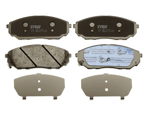 Brake Pad Set, disc brake GDB3452 TRW, Image 2