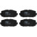 Brake Pad Set, disc brake GDB3460 TRW, Thumbnail 2