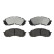 Brake Pad Set, disc brake GDB3469 TRW