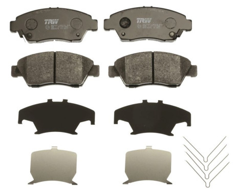 Brake Pad Set, disc brake GDB3478 TRW, Image 3