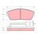 Brake Pad Set, disc brake GDB350 TRW, Thumbnail 2
