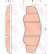 Brake Pad Set, disc brake GDB3500 TRW