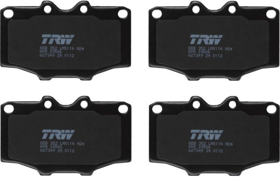 Brake Pad Set, disc brake GDB352 TRW, Image 2