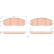 Brake Pad Set, disc brake GDB3520 TRW, Thumbnail 2