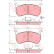 Brake Pad Set, disc brake GDB354 TRW