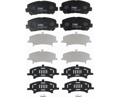 Brake Pad Set, disc brake GDB3562 TRW, Image 4