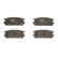 Brake Pad Set, disc brake GDB3566 TRW