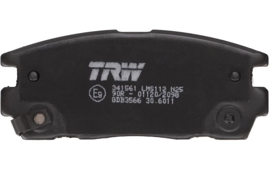 Brake Pad Set, disc brake GDB3566 TRW, Image 4