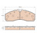 Brake Pad Set, disc brake GDB3567 TRW