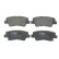 Brake Pad Set, disc brake GDB3569 TRW