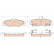 Brake Pad Set, disc brake GDB3570 TRW