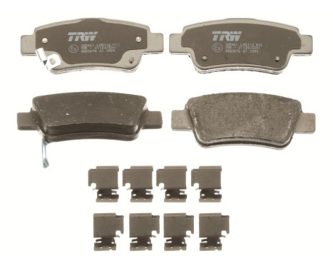 Brake Pad Set, disc brake GDB3576 TRW, Image 2