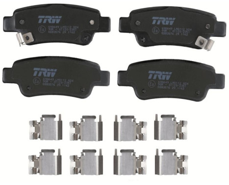 Brake Pad Set, disc brake GDB3576 TRW, Image 2