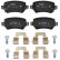Brake Pad Set, disc brake GDB3585 TRW, Thumbnail 4