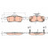Brake Pad Set, disc brake GDB3588 TRW
